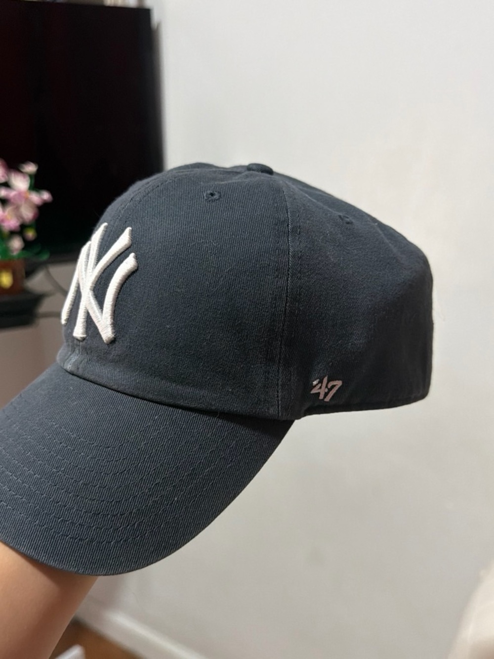 Kids New York Yankees Navy Baseball Cap with White Logo - '47